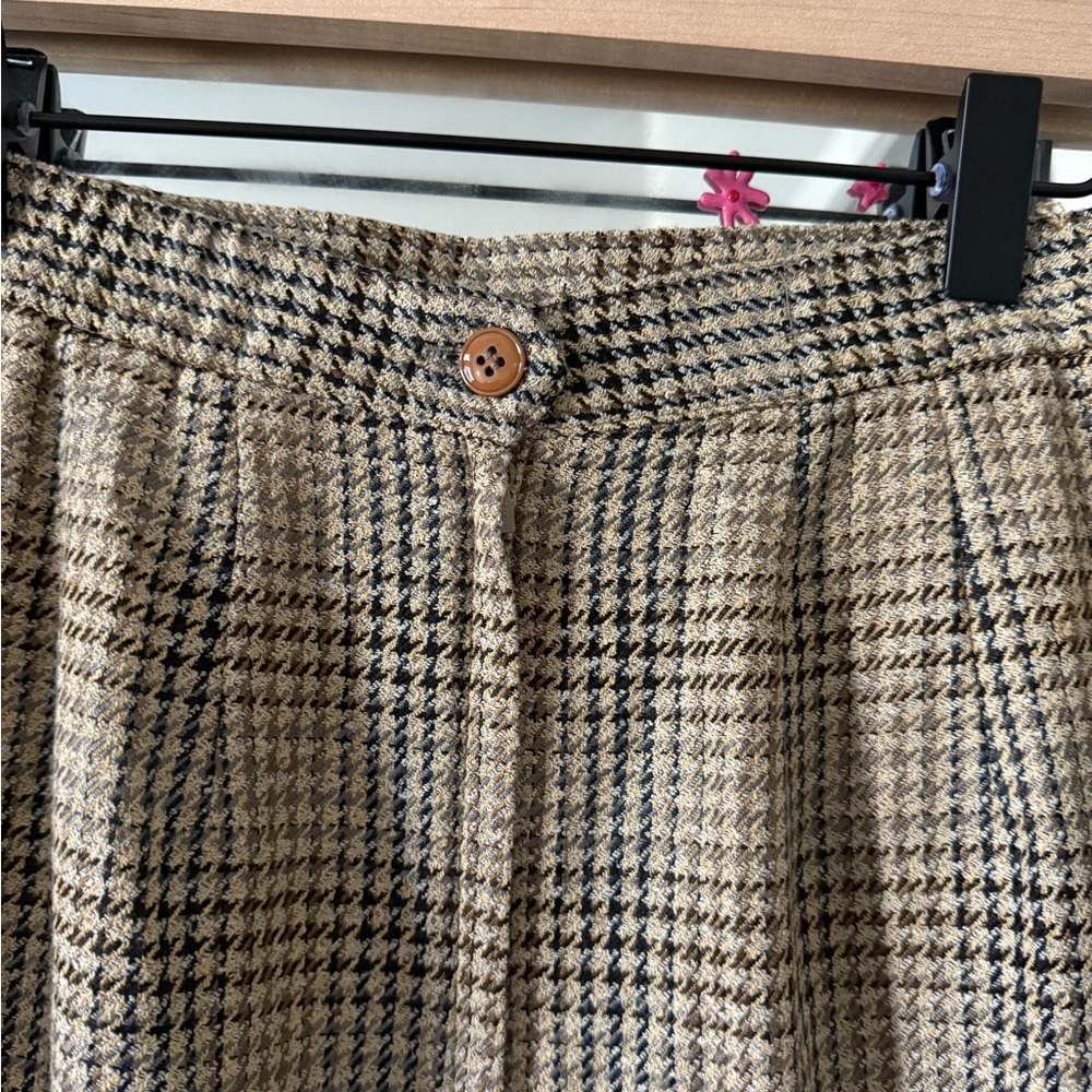 Vintage Houndstooth Skirt